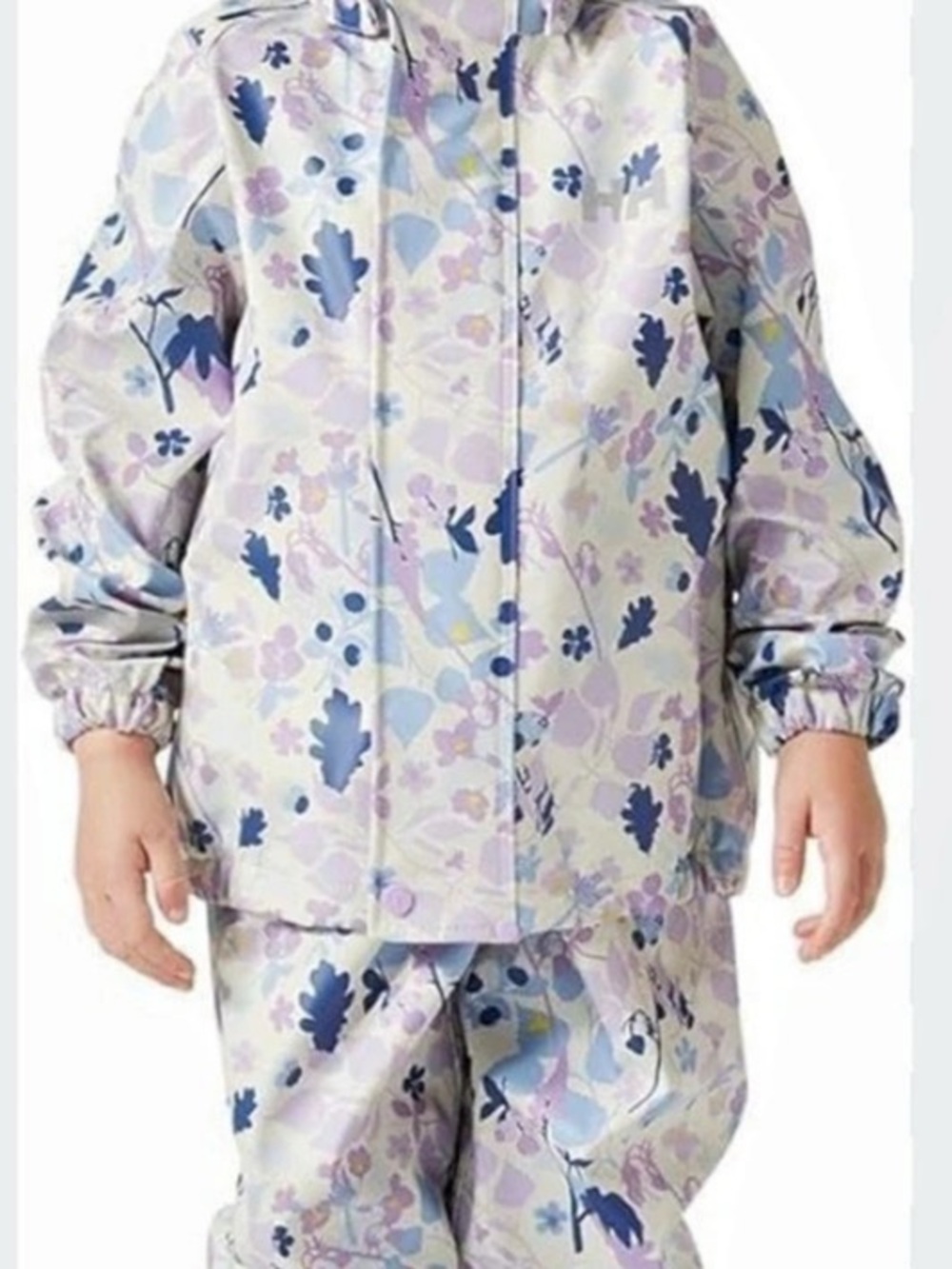 Helly Hansen Kids Floral Rain Suit Bergen 2.0 NWT size 7